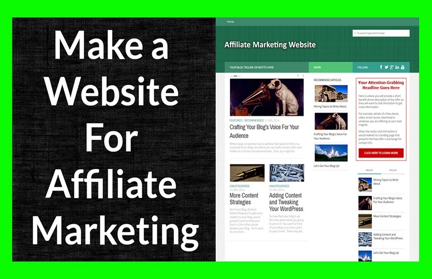 Marketing is a part of the website deal with it