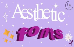 Fonts Aesthetic